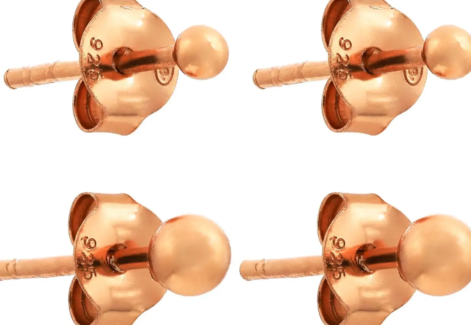 New Bijou Brigitte Set di orecchini a perno - Rosé Bullets