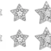 Bijou Brigitte Set di orecchini a perno - Silver Stars