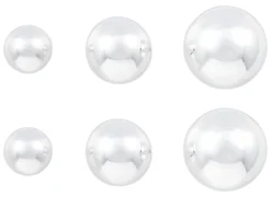Hot Bijou Brigitte Set di orecchini a perno - Silver Balls