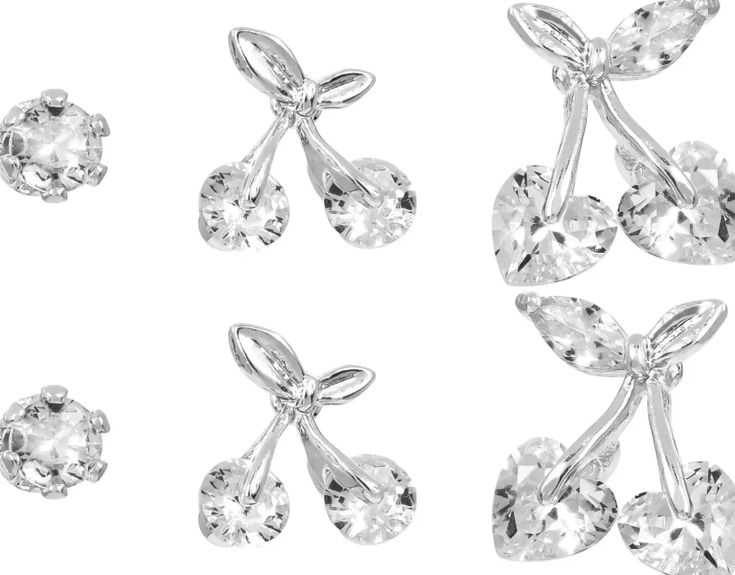 Discount Bijou Brigitte Set di orecchini a perno - Sparkling Cherry