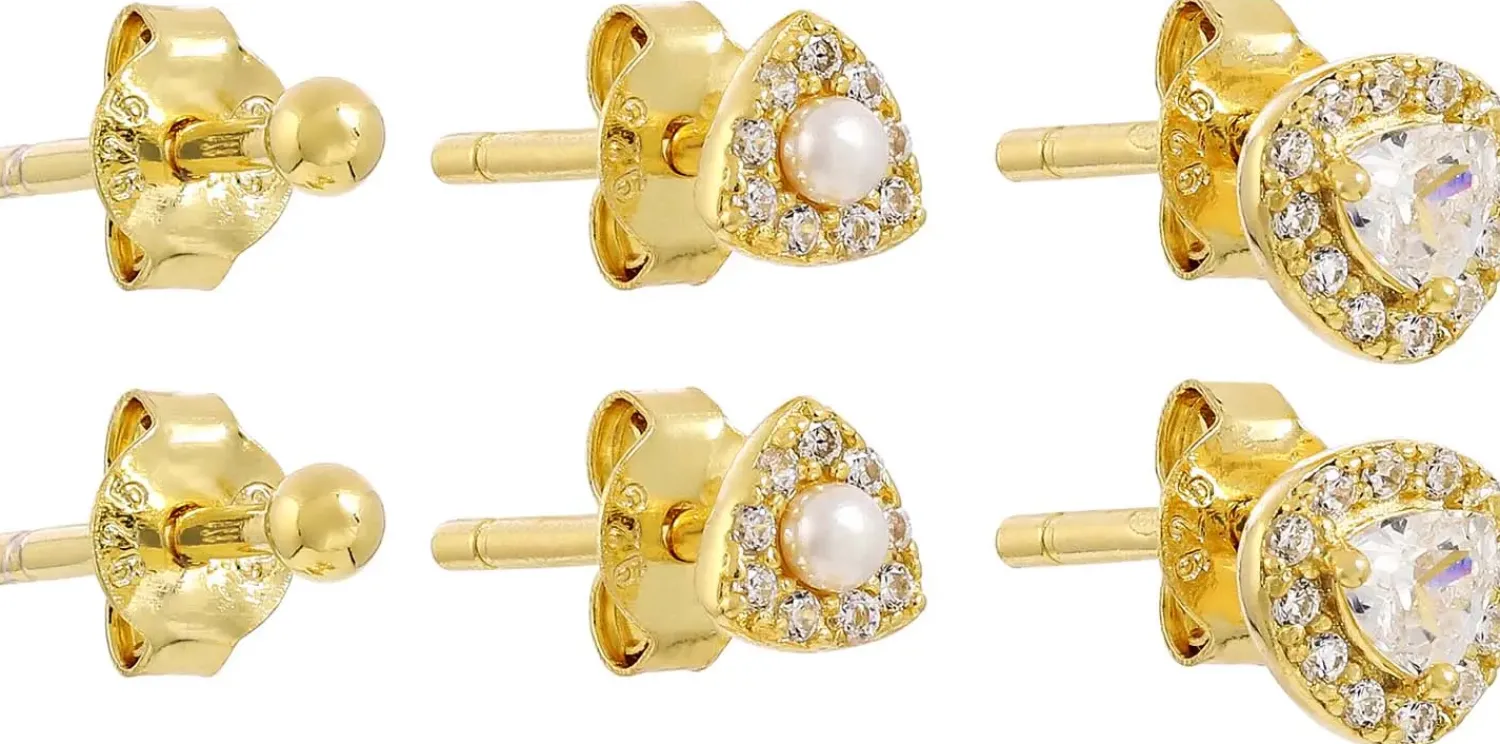 Online Bijou Brigitte Set di orecchini a perno - Sparkly Trio