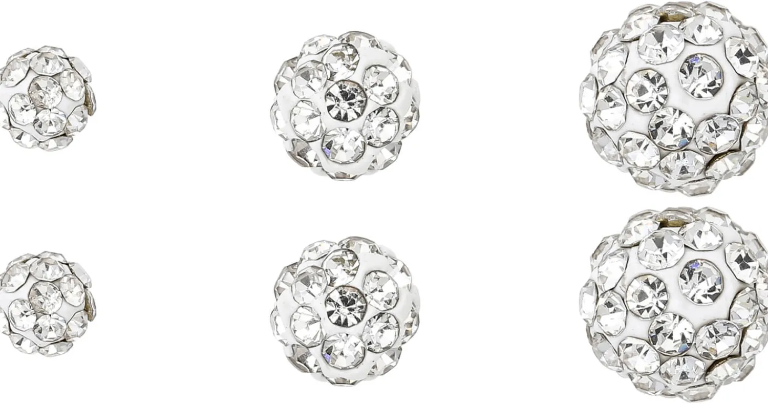 Clearance Bijou Brigitte Set di orecchini a perno - Sparkling Balls