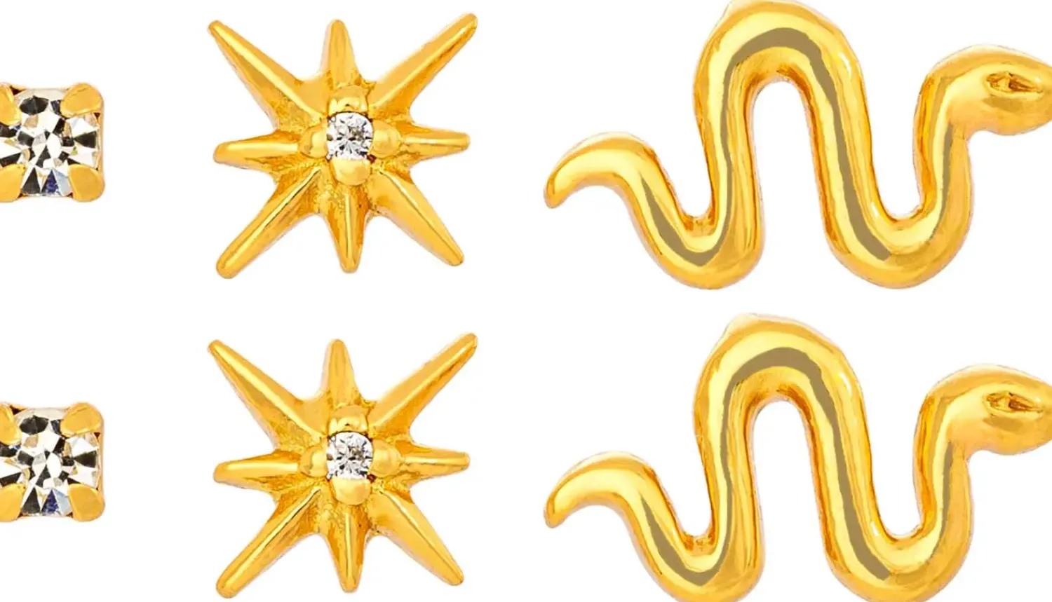Online Bijou Brigitte Set di orecchini a perno - Sparkling Stars