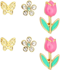 Sale Bijou Brigitte Set di orecchini a perno - Spring Wonder