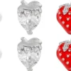 Online Bijou Brigitte Set di orecchini a perno - Strawberry Trio