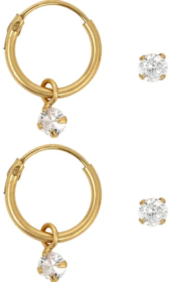 Bijou Brigitte Set di orecchini - Gold Plated