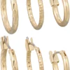 New Bijou Brigitte Set di orecchini - Gold Trio