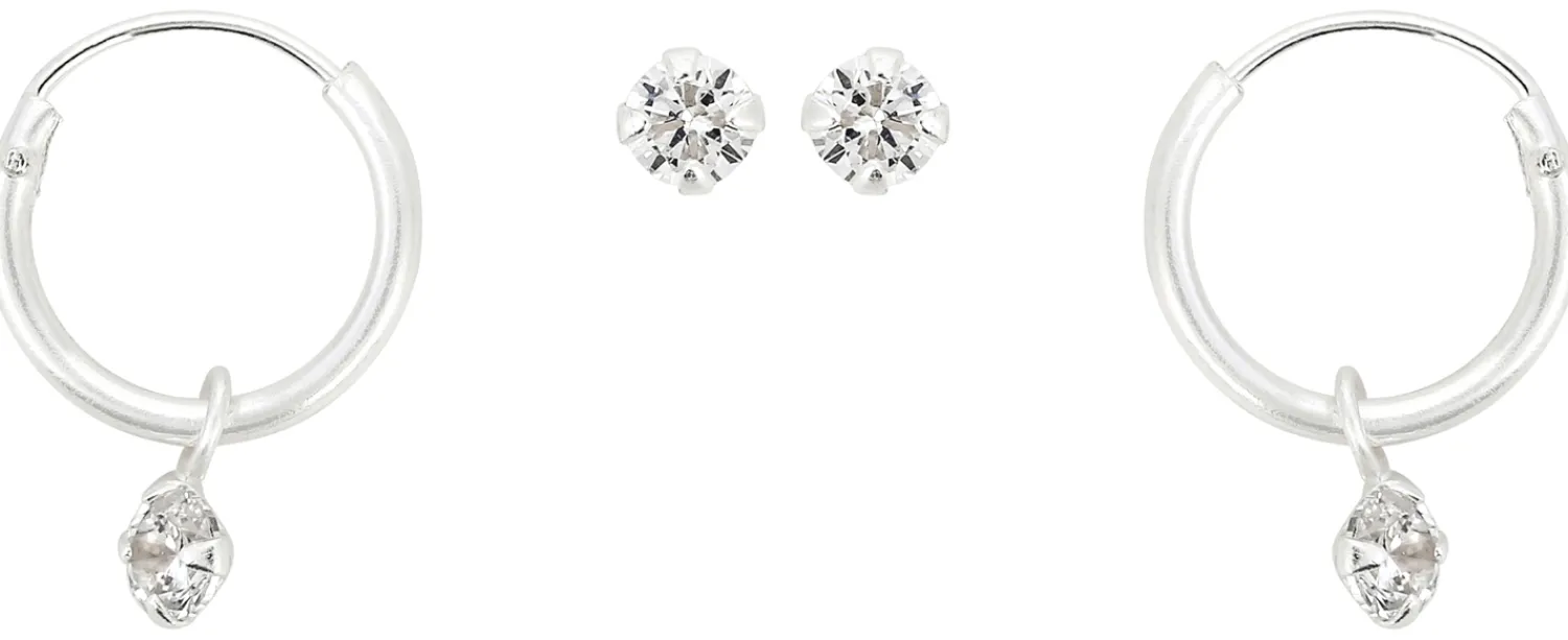 Hot Bijou Brigitte Set di orecchini - Hanging Zirconia