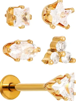 Best Bijou Brigitte Set di piercing - Several Zirkonias