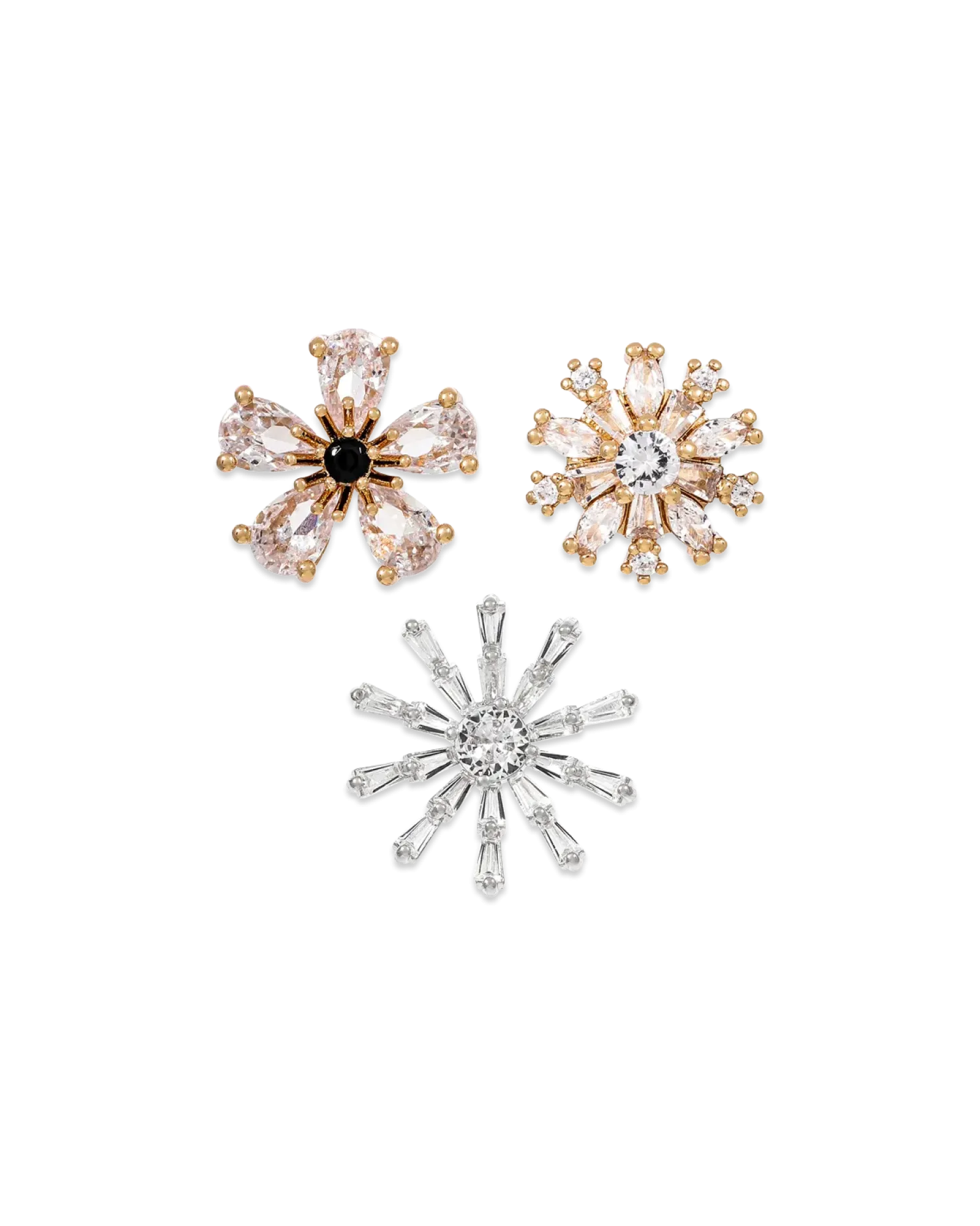 Bijou Brigitte Set di spille - Sparkling Flowers