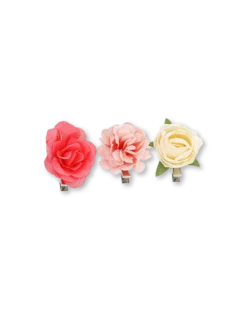 Bijou Brigitte Set fermagli per capelli - Flower Trio