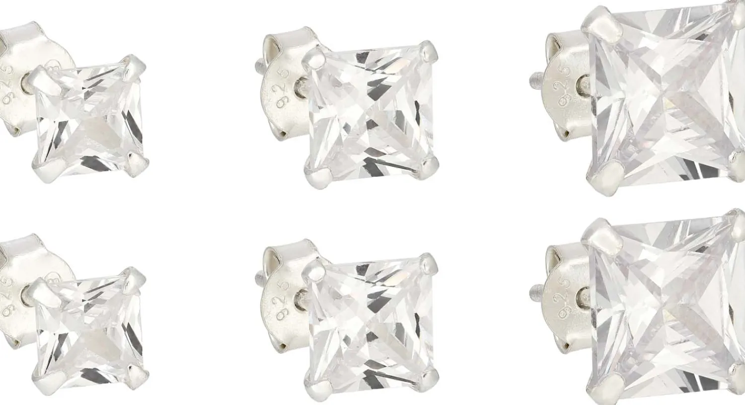 New Bijou Brigitte Set orecchini a perno - Silver Shine
