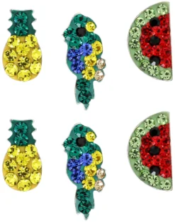 Hot Bijou Brigitte Set orecchini a perno - Tropical Paradise