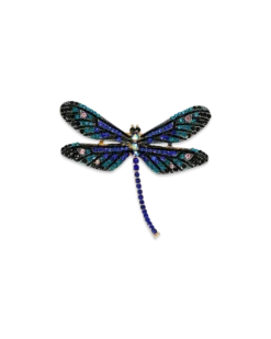Sale Bijou Brigitte Spilla - Blue Dragonfly